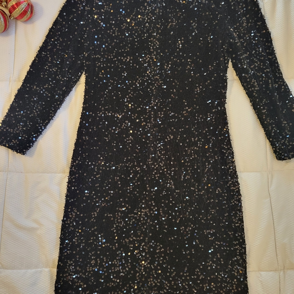 Black Squence Dress size 12